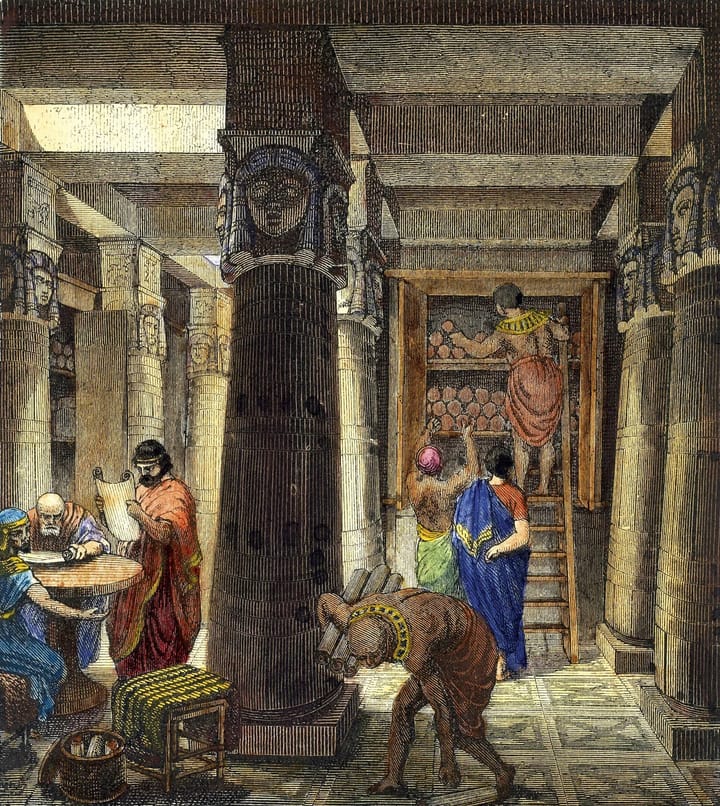 The Great Library of Alexandria Served as Data Storage for Ancient Egyptians